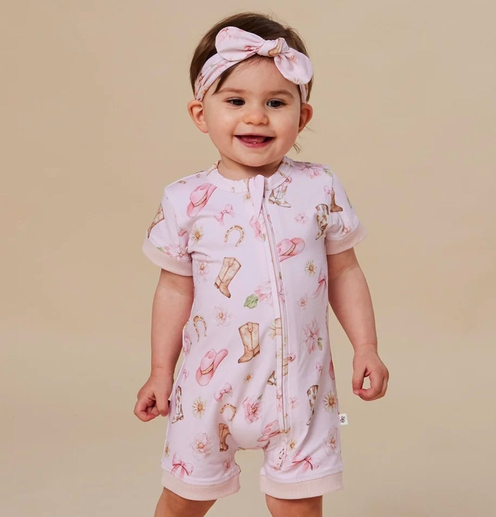 Snuggle Hunny - Shortie - Boots and Bows