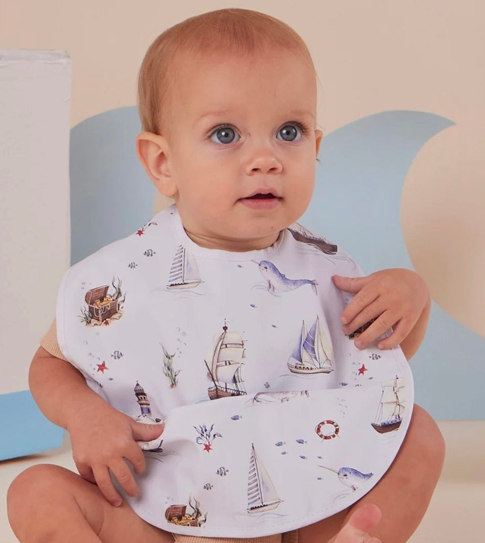 Snuggle Hunny Kids - Bib - Set Sail