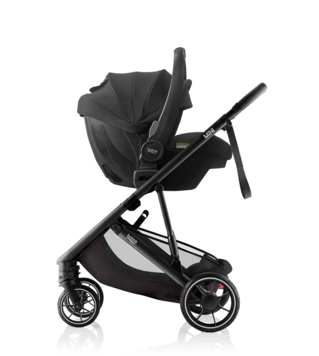 Britax - Mini Compact Lightweight Stroller - Raven Black