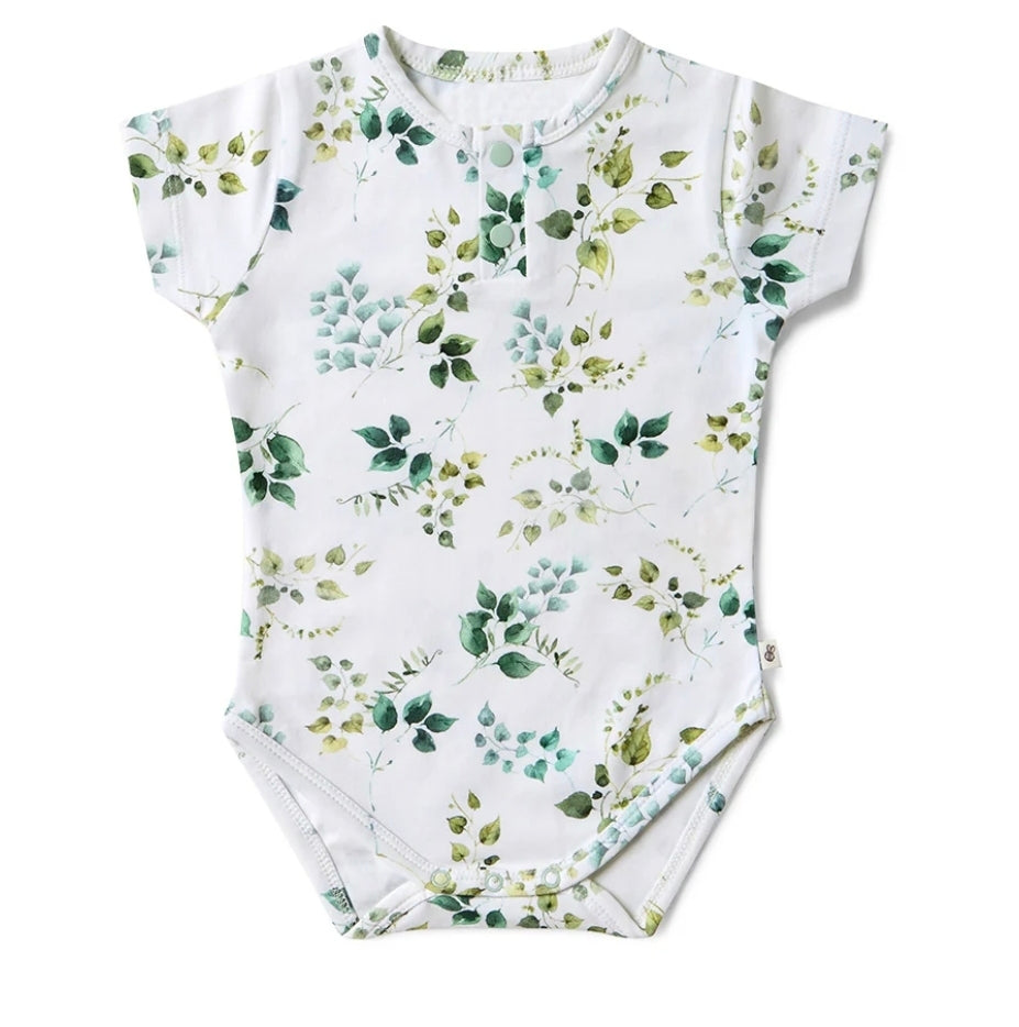 Snuggle Hunny Kids - Organic S/S Bodysuit - Eden