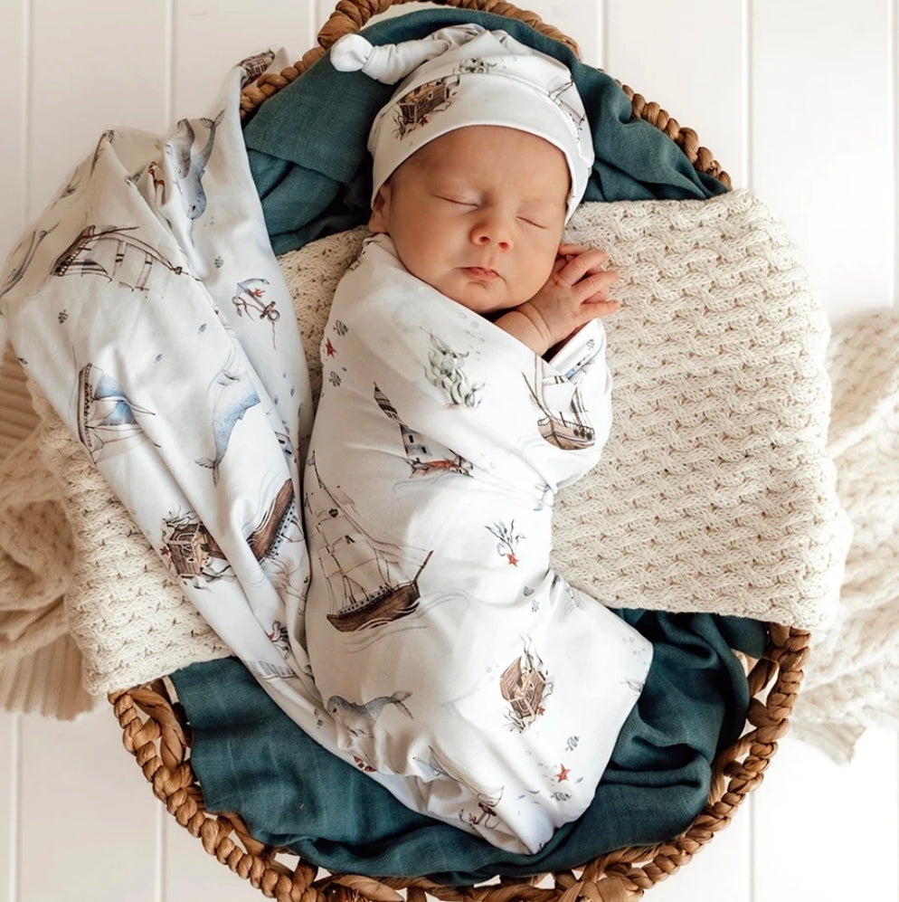Snuggle Hunny Wrap Set - Set Sail