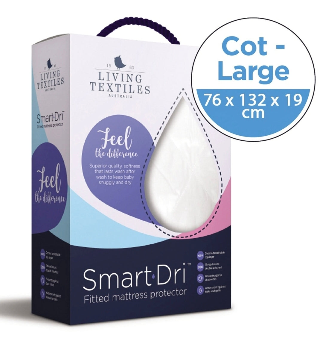 Smart Dri - WaterproofMatress Protector - Large Cot