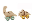 Load image into Gallery viewer, Kaper Kidz EcoWheels Movers 2 pack Triceratops & Diplodocus
