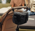 Load image into Gallery viewer, OiOi - Traveller Pram Caddy - Black Waterproof
