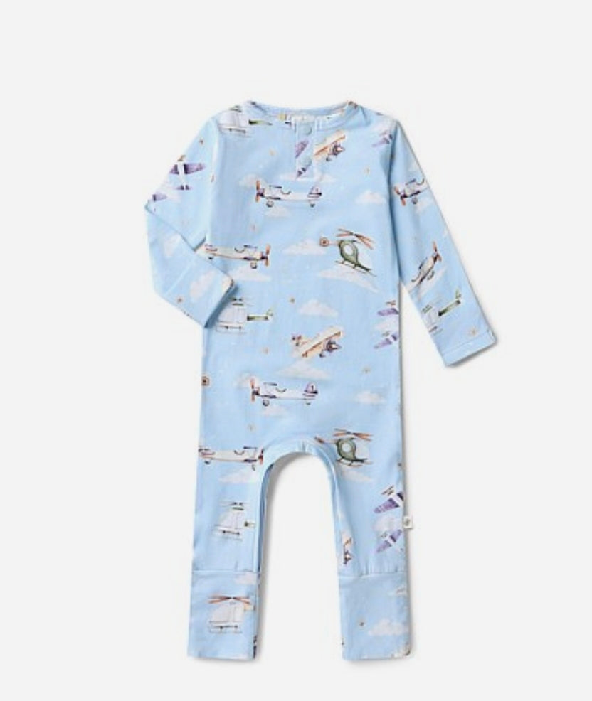 Snuggle Hunny - Convertible Romper - Taking Flight