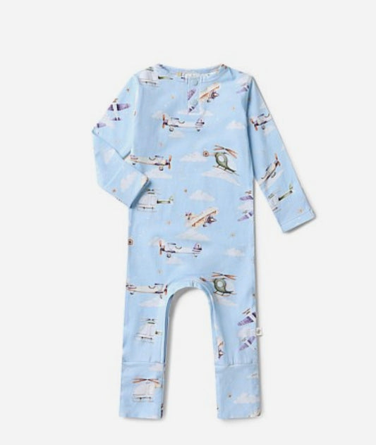 Snuggle Hunny - Convertible Romper - Taking Flight