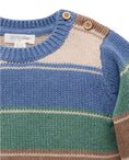 Load image into Gallery viewer, Purebaby - Forest Striped Jumper - Forest Stripe
