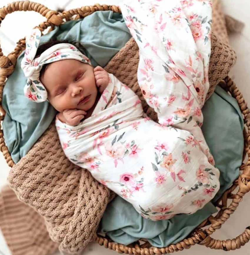 Snuggle Hunny - Organic Muslin Wrap - Camille