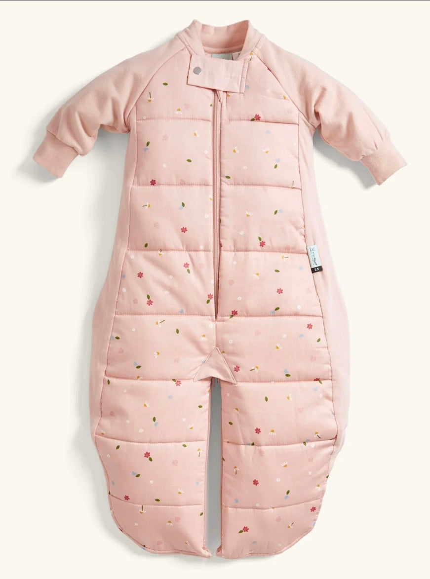 ErgoPouch - Sleep Suit Bag Long Sleeve - Tog 3.5 - Daisies