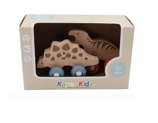Kaper Kidz EcoWheels Movers 2 pack Tyrannosaurus & Stegosaurus