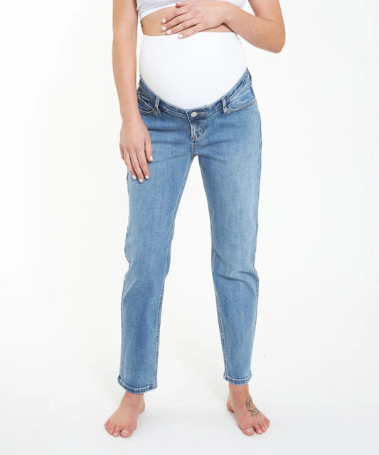 Ripe - Hunter Over Bump Crop Jeans - Vintage Wash