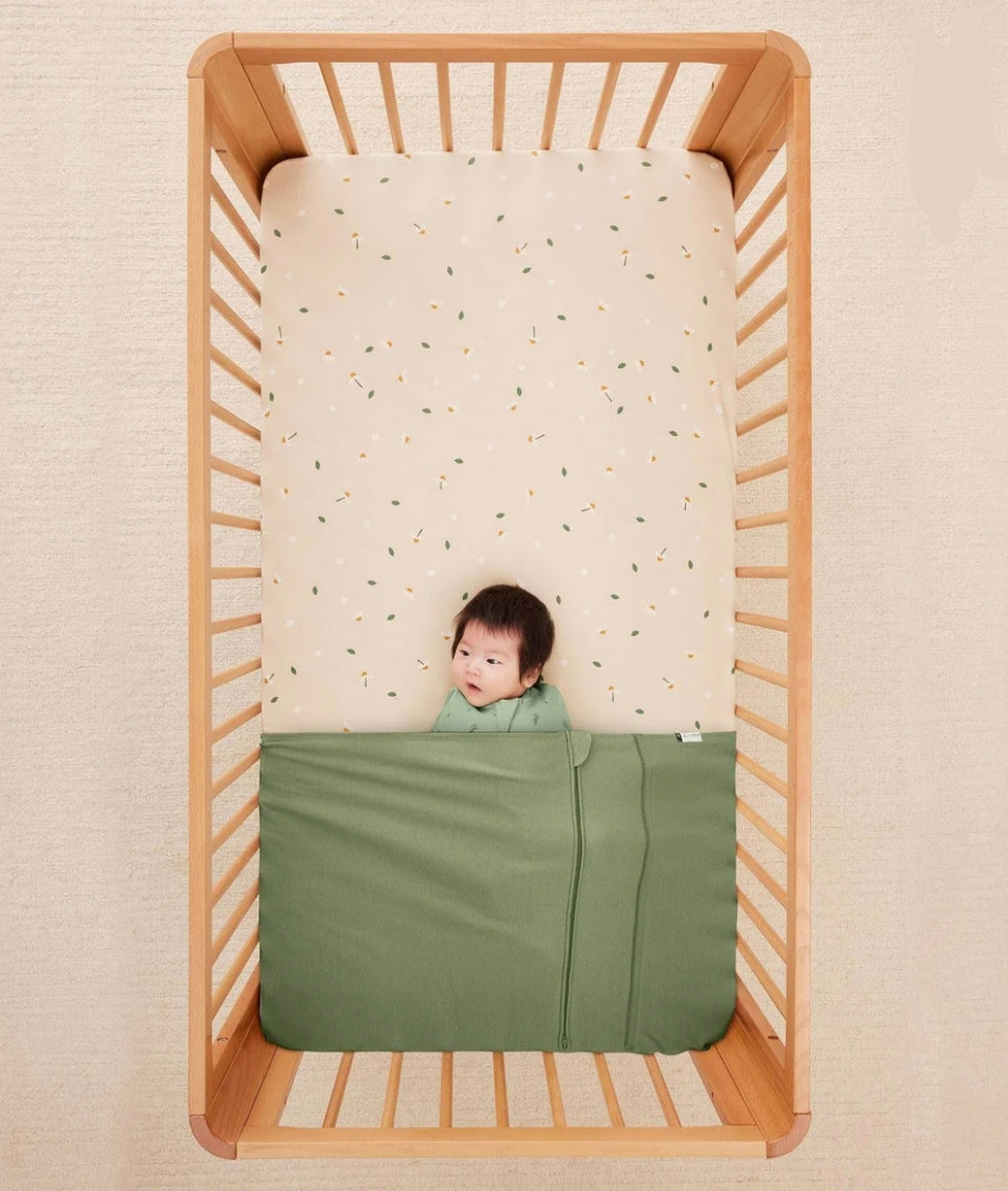 Ergopouch - Baby Tuck Sheet Cot - 0.2Tog - 1.0 Tog - Moss