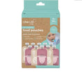 Load image into Gallery viewer, Cherub Baby - Re-usable Food Pouch 150ml/5oz 10pk Dusty Rose & Sand
