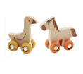 Load image into Gallery viewer, Kaper Kidz EcoWheels Movers 2 pack On the farm - Horse & Duck
