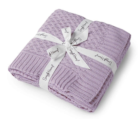 Snuggle Hunny Kids - Organic Blanket Diamond - Lavender