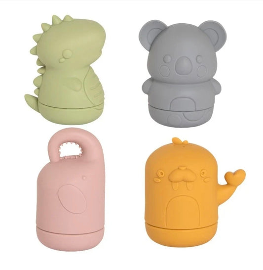 All4Ella - Silicone Bath Toys - Animal Friends
