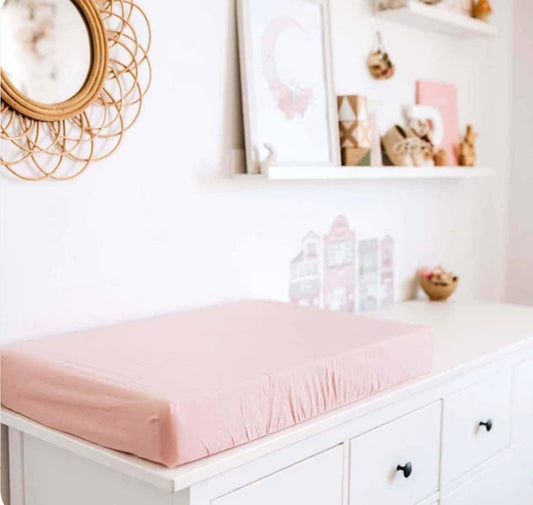 Snuggle Hunny - Bassinet Sheet/Change Pad Cover - Lullaby Pink