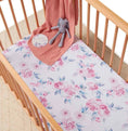 Load image into Gallery viewer, Snuggle Hunny Kids - Organic Fitted Cot Sheet - Lilac Skies
