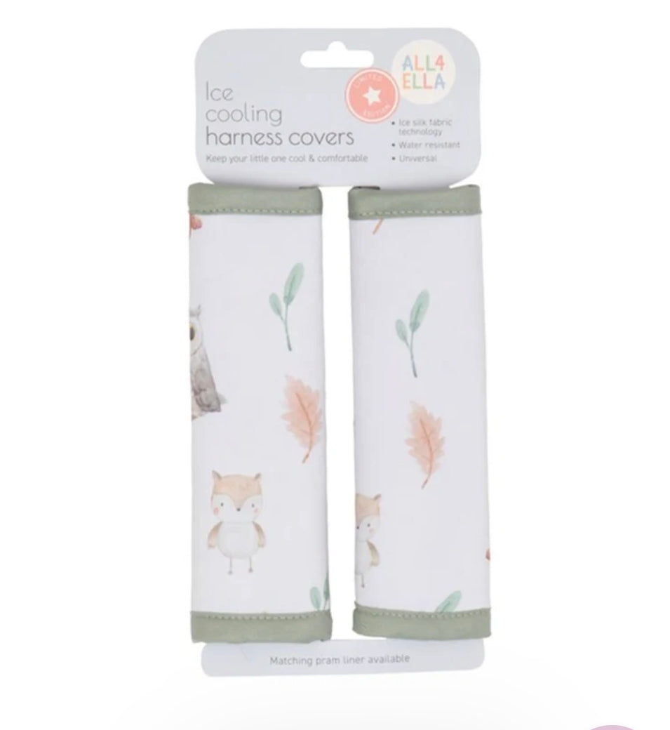 All4Ella - Ice Cooling Universal Harness Covers - Forest Friends