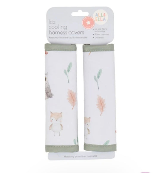 All4Ella - Ice Cooling Universal Harness Covers - Forest Friends