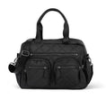 Load image into Gallery viewer, OiOi - Carry All Nappy Bag - Black - Diamond Quilt
