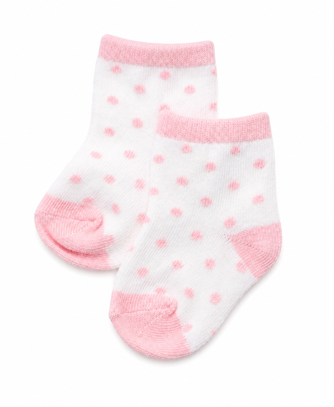 Lummi In Colour - Organic Socks - Pink Dot