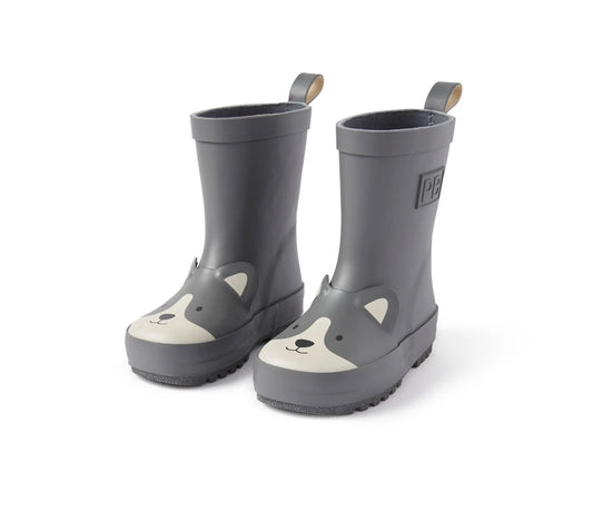 Purebaby - Doggy Gumboots - Charcoal