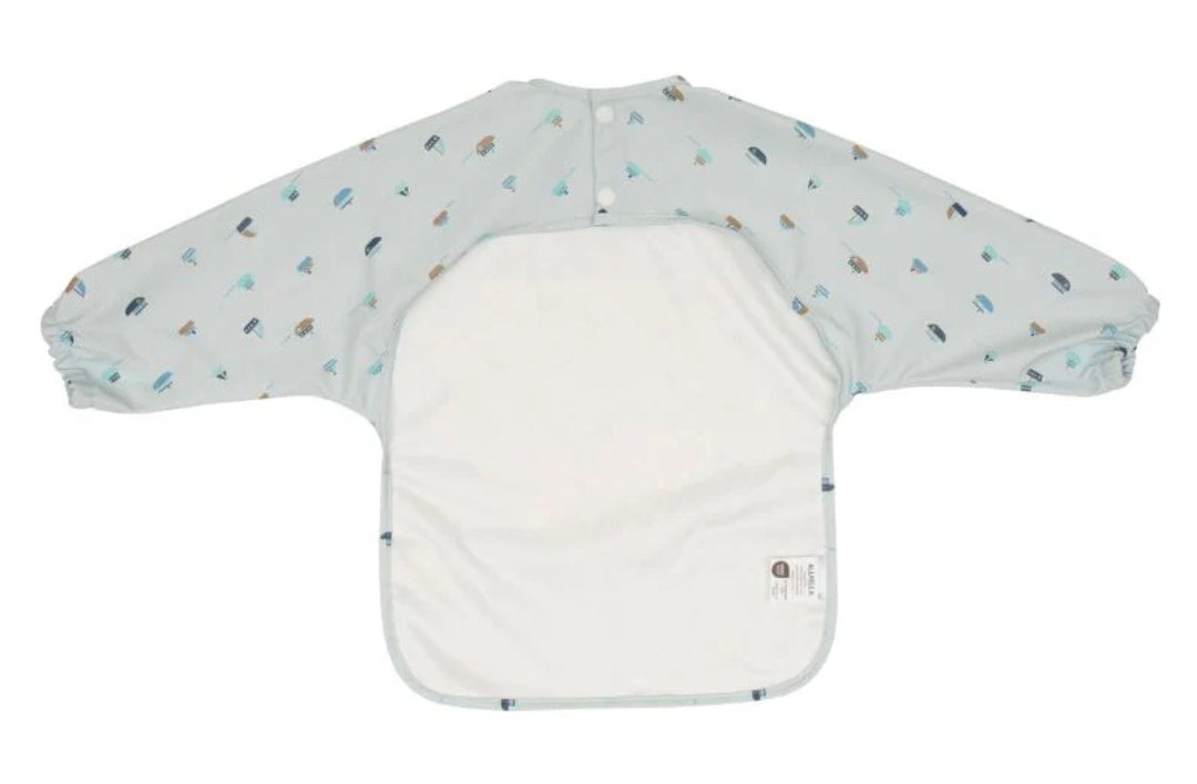 All4Ella - Long Sleeve Bib - Sail Boats