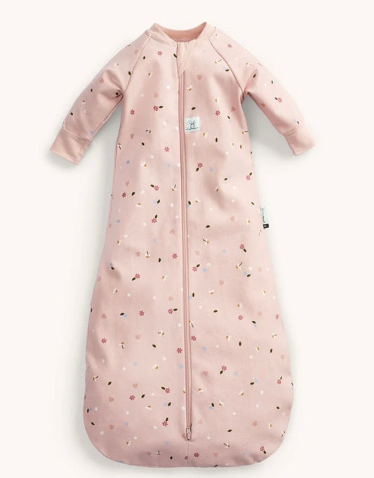 ErgoPouch - Jersey Sleeping Bag Long Sleeve - Tog 1.0 - Daisies