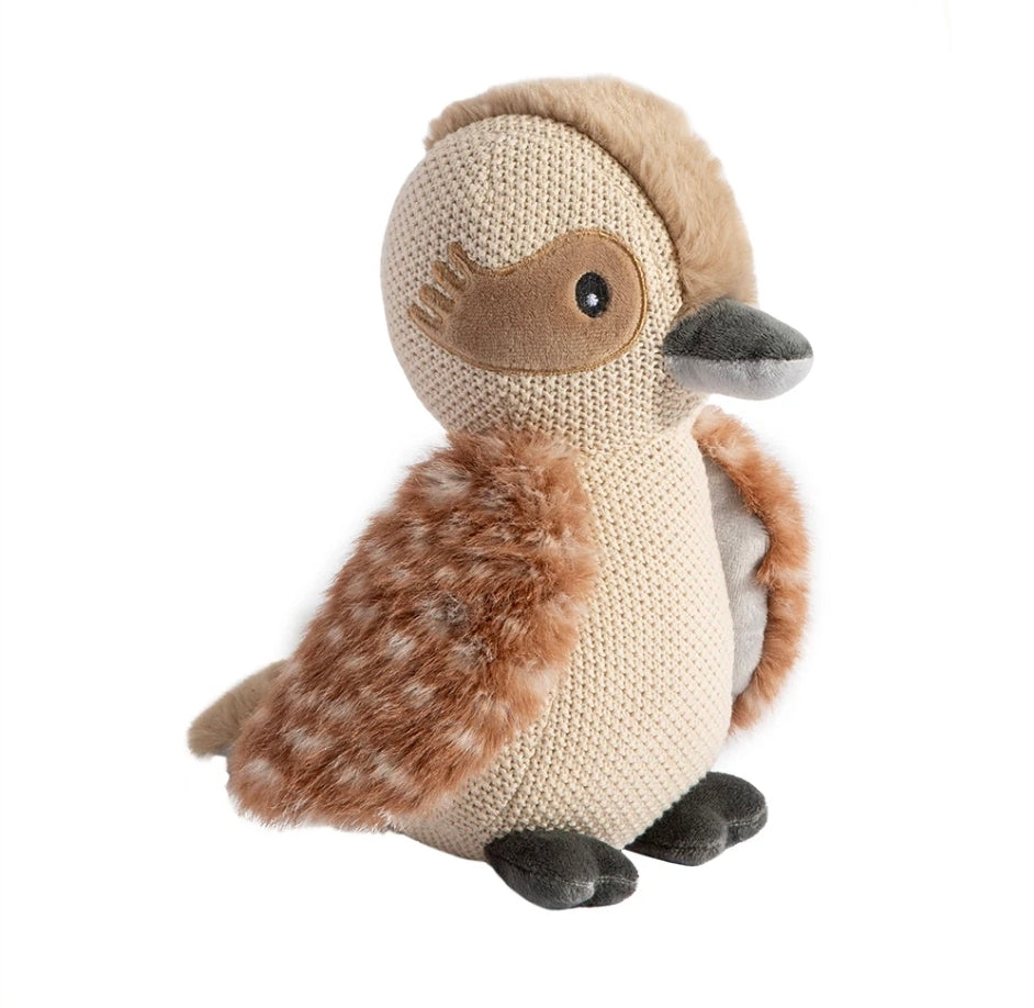 Living Textiles- Australian Knitted Toy- Kenny the Kookaburra