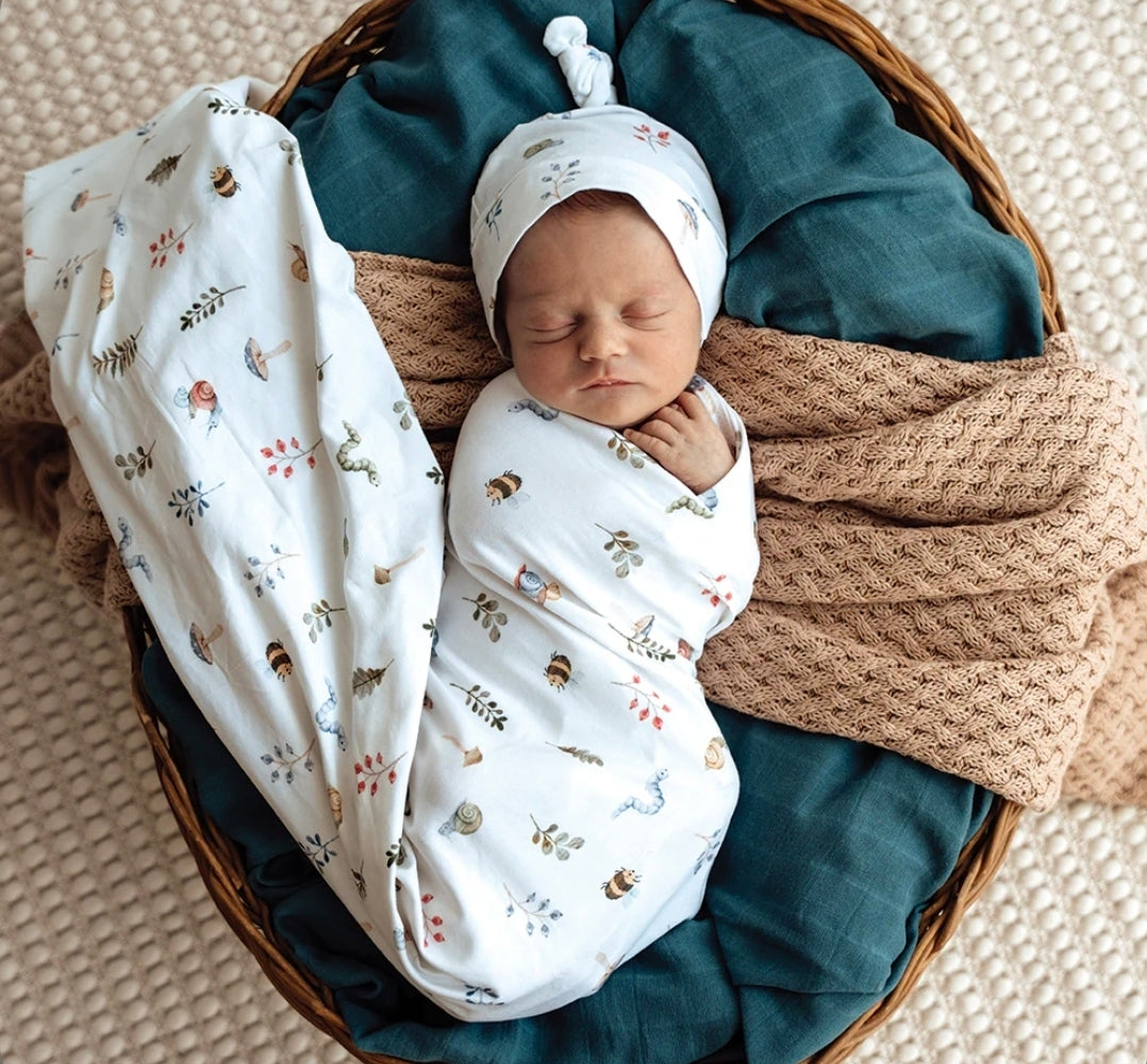 Snuggle Hunny Kids Wrap Set - Garden Friends