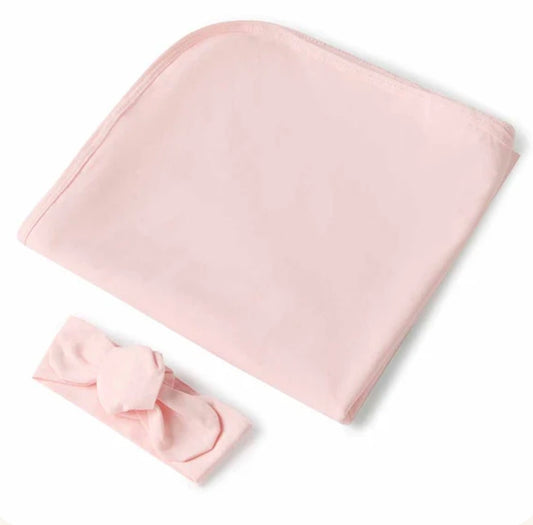 Snuggle Hunny Wrap Set - Baby Pink