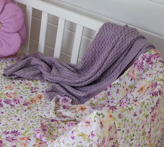 Snuggle Hunny Kids - Organic Blanket Diamond - Lavender