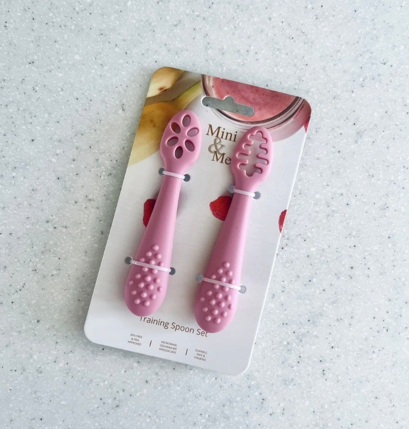 Mini & Me - Training Spoon Set - Guava