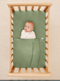 Load image into Gallery viewer, Ergopouch - Baby Tuck Sheet Bedside Sleeper - 0.2Tog - 1.0 Tog - Moss
