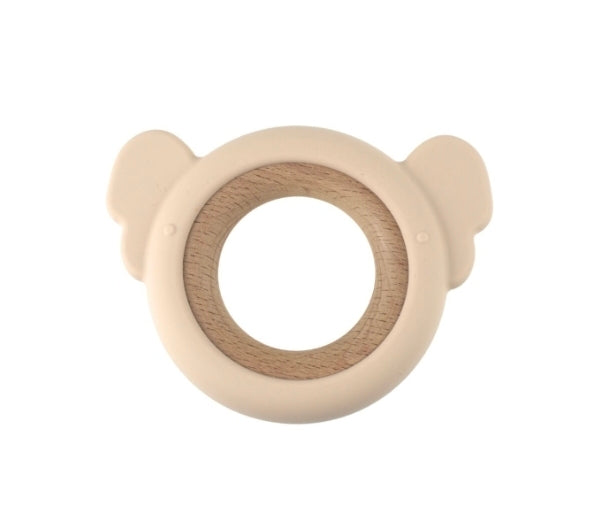 Koala Dream Silicone and Timber Koala Teether Pink