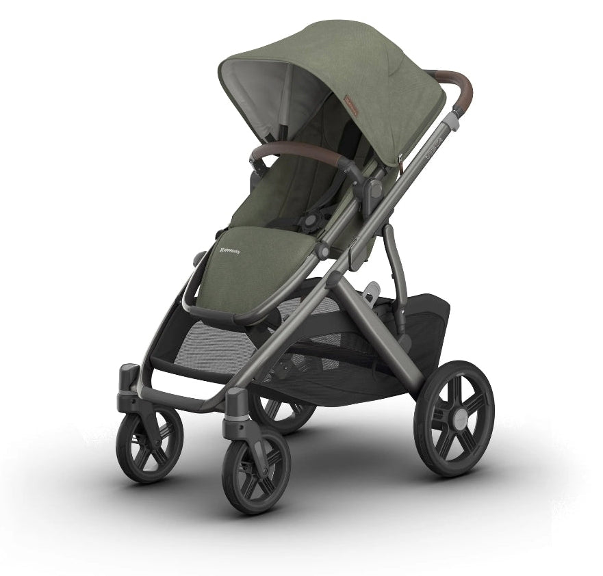 Uppababy - Vista V3 With Bassinet - Meadow Green (Evelyn)
