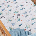 Load image into Gallery viewer, Snuggle Hunny Kids - Organic Fitted Cot Sheet - Ocean
