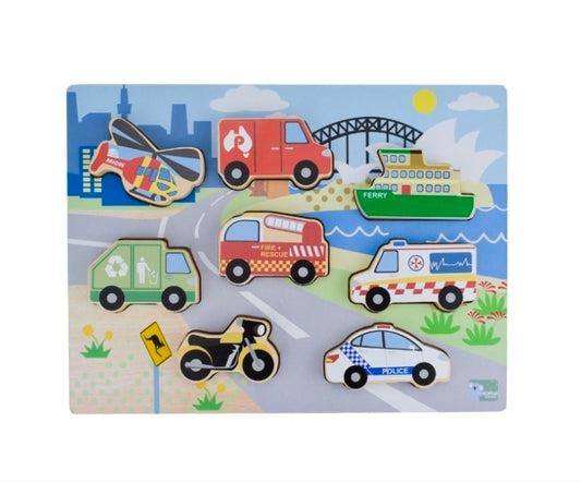 Chunky Puzzle - Aussie Transport Vehicles