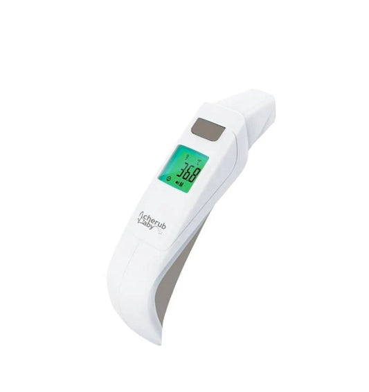 Cherub Baby - Thermometer 5 in 1 Touchless Forehead, Ear, Room & Bath