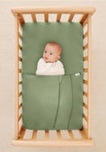 Load image into Gallery viewer, Ergopouch - Tuck Sheet Bassinet/Cradle - 0.2Tog - 1.0Tog - Moss
