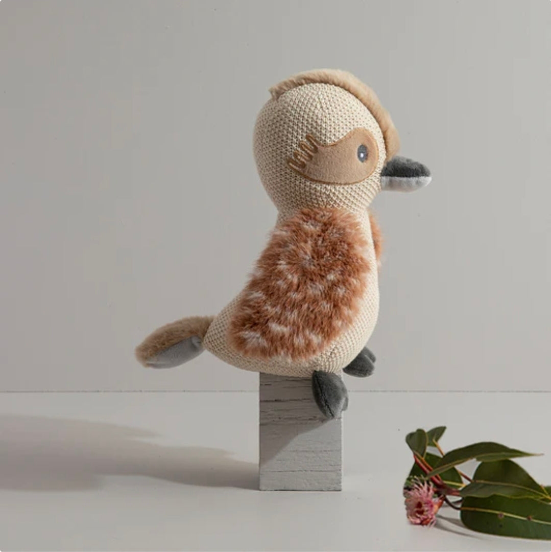 Living Textiles- Australian Knitted Toy- Kenny the Kookaburra