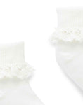 Load image into Gallery viewer, Purebaby - Lace Sock - White
