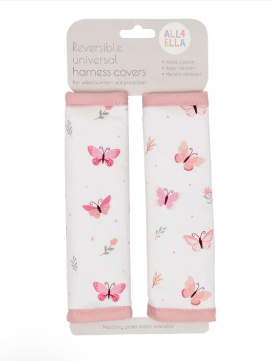 All4Ella - Harness Cover - Sweet Butterfly