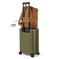 Load image into Gallery viewer, OiOi Faux Leather Multitasker Nappy Backpack - Chestnut
