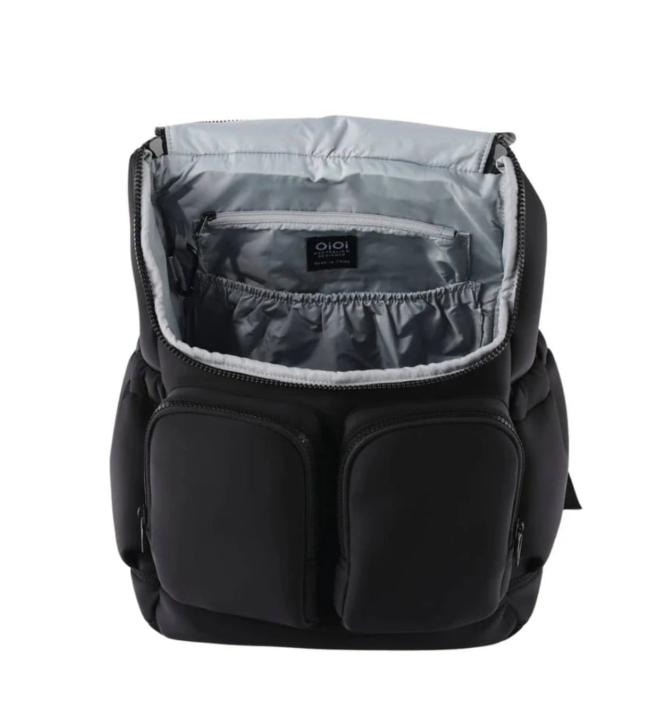 OiOi Signature Nappy Backpack - Neoprene Black