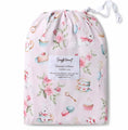 Load image into Gallery viewer, Snuggle Hunny - Organic Cot Sheet - Alice’s Tea Party
