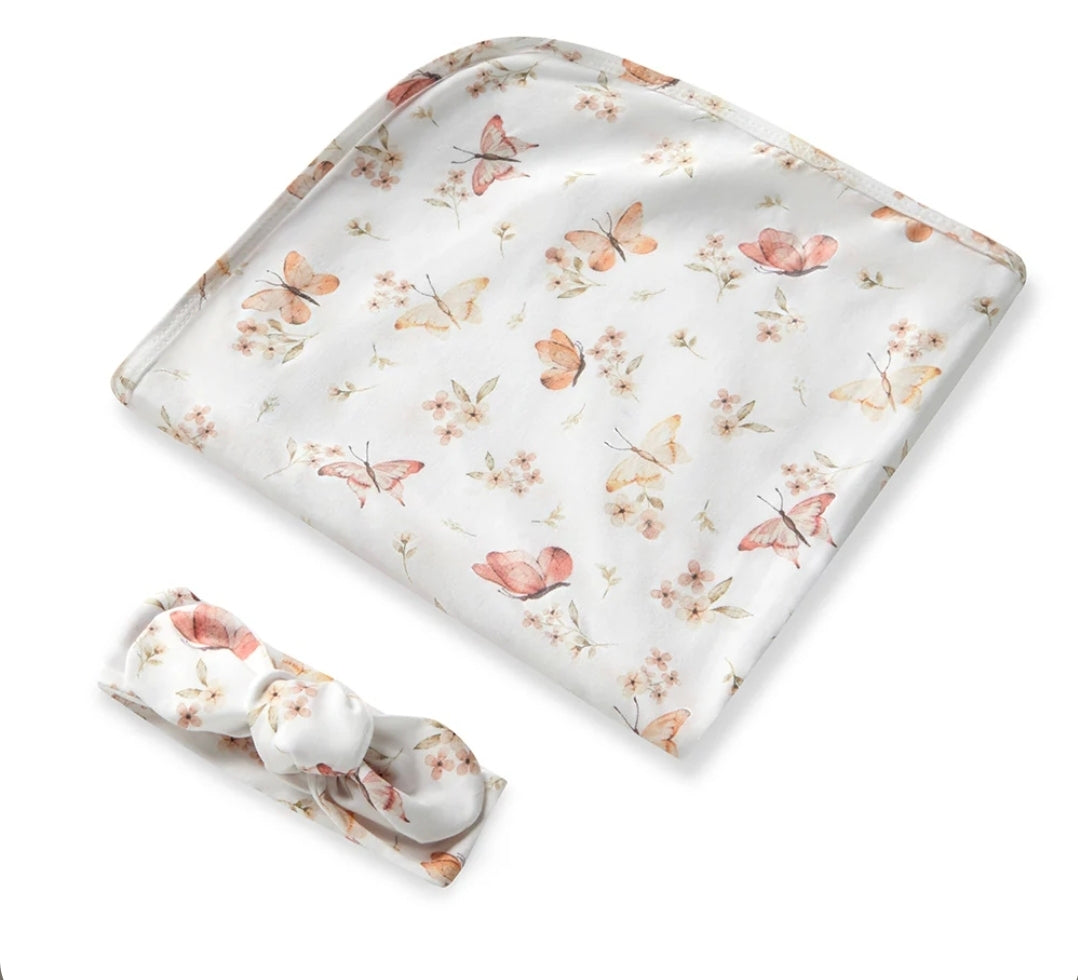 Snuggle Hunny Kids Wrap Set - Butterfly