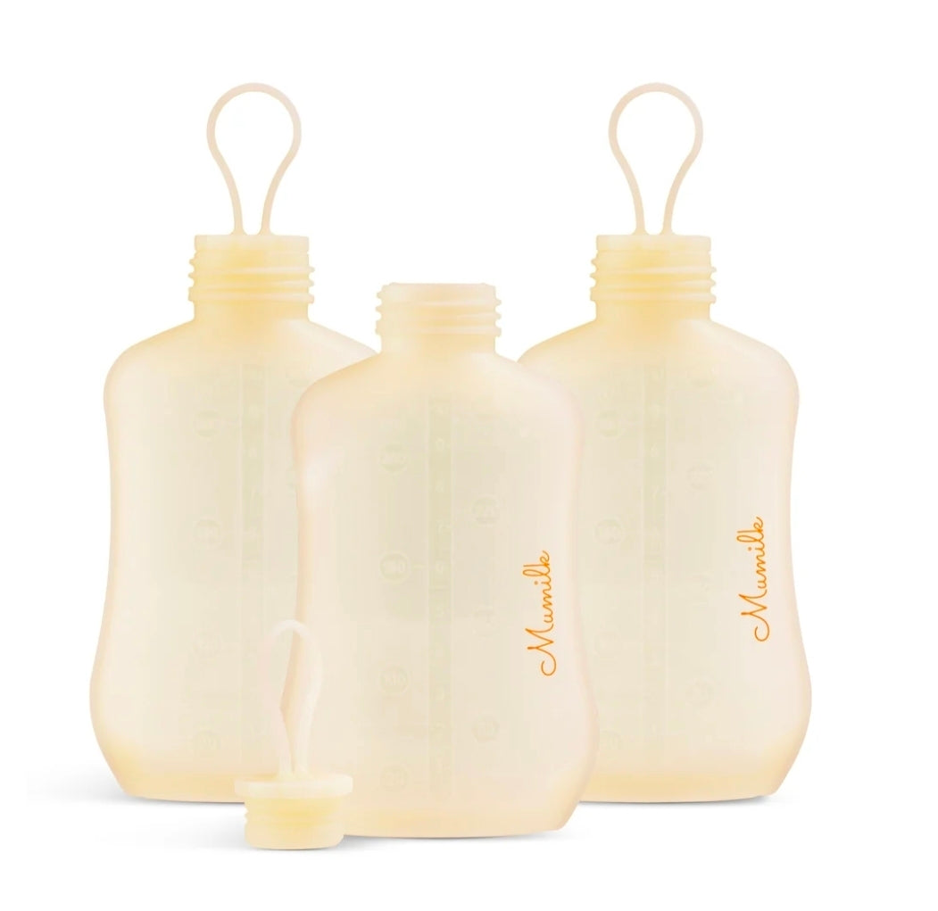 Mumilk - 3pc Reusable Breast Milk Storage Bags 300ml