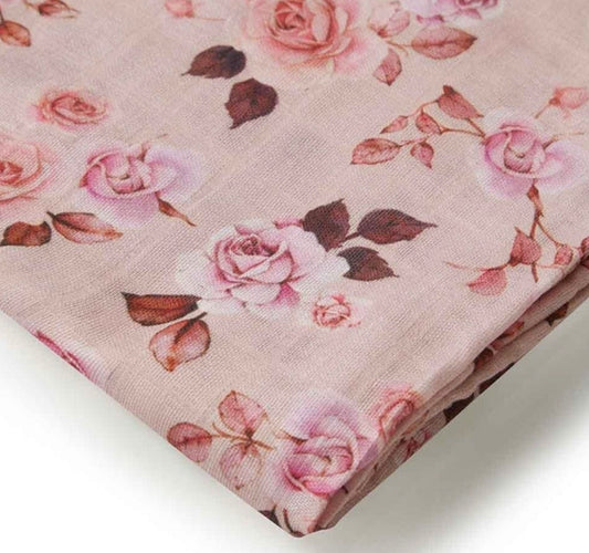 Snuggle Hunny - Organic Muslin Wrap - Blossom